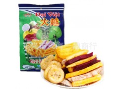 大量批发越南进口大越综合蔬果干250g香芋紫薯菠萝蜜干整箱20包