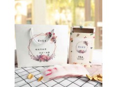 现货花茶包装手提袋彩色印刷抽屉盒花茶盒食品包装礼盒定制