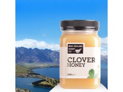 厂家直销新西兰蜂蜜公司三叶草500g百花蜂蜜进口天然纯正瓶装批发
