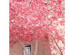 仿真植物玻璃钢樱花树桃花树许愿树大型各种人造假树背景装饰批发
