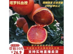 现货四川资中塔罗科香甜血橙非中华红血橙新鲜水果 一件代发