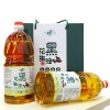 采福 黑花生油 礼盒装 压榨 2瓶1.8L 植物油 食用油 花生油 广西北海特产