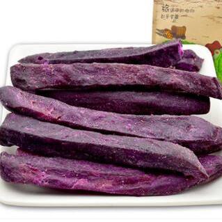 香脆紫薯条180g 地瓜干紫薯脆条 山东特产零食小吃