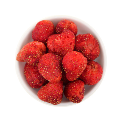 凍干生產工廠散裝批發雪花酥牛軋糖原料 草莓脆 草莓干 凍干草莓