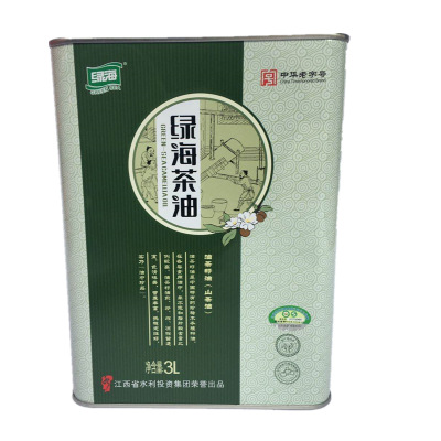 绿海茶油3L正宗山茶油 油茶籽油 现货批发