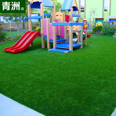 青洲 厂家直销幼儿园草坪仿真人工假草坪人造草坪 草坪 仿真加密
