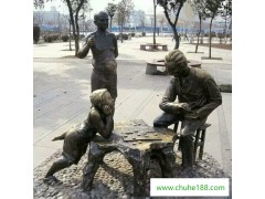 探亲人物雕塑妙缘铜雕定制室外景观渔业雕塑黄铜码头公园人物厂家