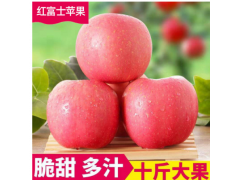 红富士苹果新鲜水果生鲜脆甜黄瓤红苹果批发水果5斤包邮一件代发