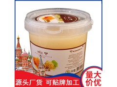 俄罗斯进口椴树蜜2.5/1斤原蜜蜂蜜土蜂蜜结晶雪蜜椴树蜜现货包邮
