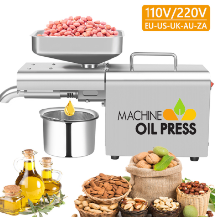 跨境批发LBT01小型家用榨油机不锈钢厨房电器Oil Press Machine
