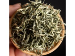 批发绿茶 单芽银丝2021年春茶鲜爽高香 耐泡芽头茶 散茶500克