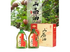 江西山茶油1.5L×2瓶礼盒装食用植物茶籽油贴牌定制一件代发