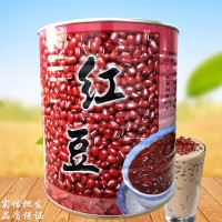 名忠红豆3200g 开罐即食糖水红豆罐头 广东省整件包邮量大更优惠