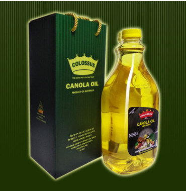 原装进口澳洲COLOSSUS芥花油冷榨健康食用油2L菜籽油橄榄油